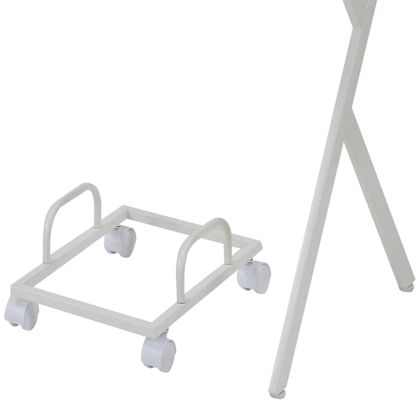 White L-Shaped Computer Desk - Corner Office Storage