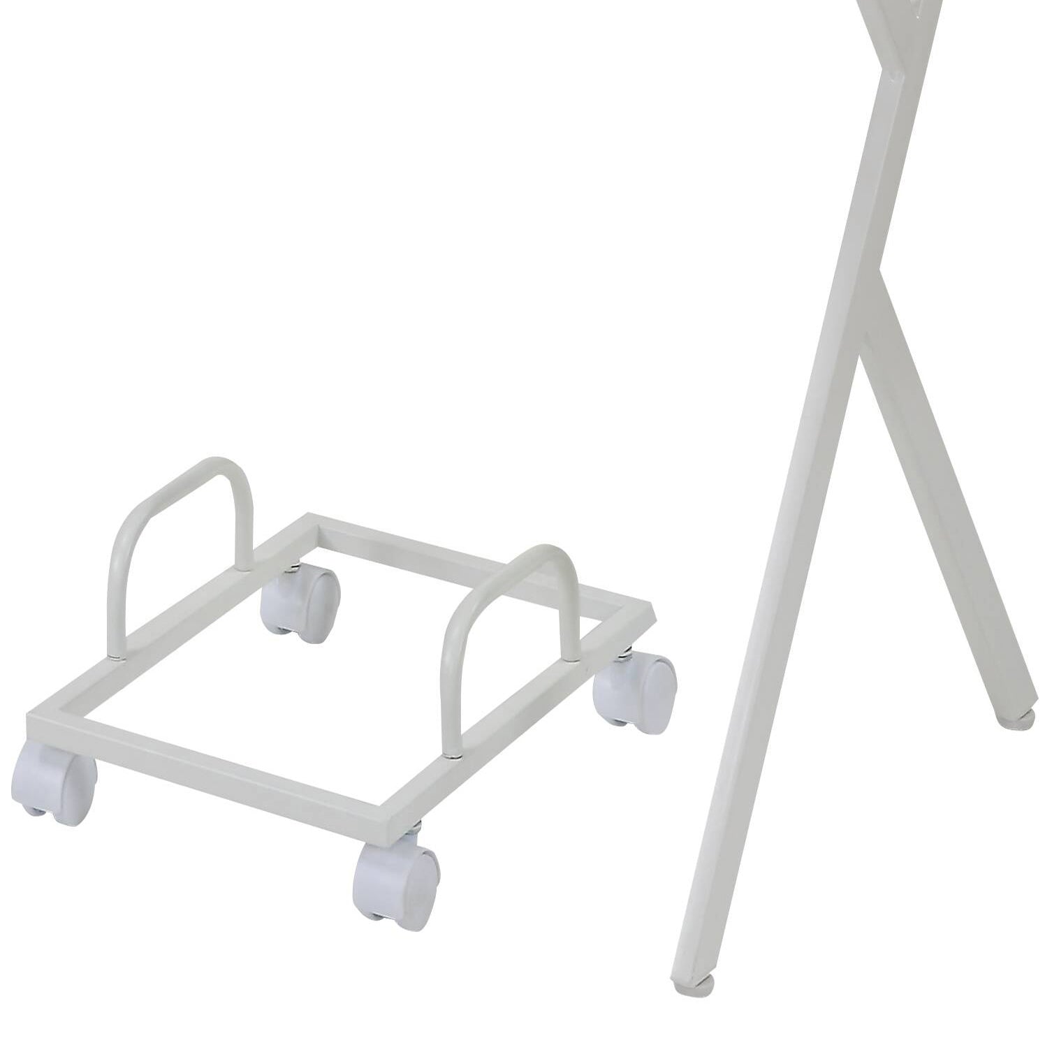 White L-Shaped Computer Desk - Corner Office Storage