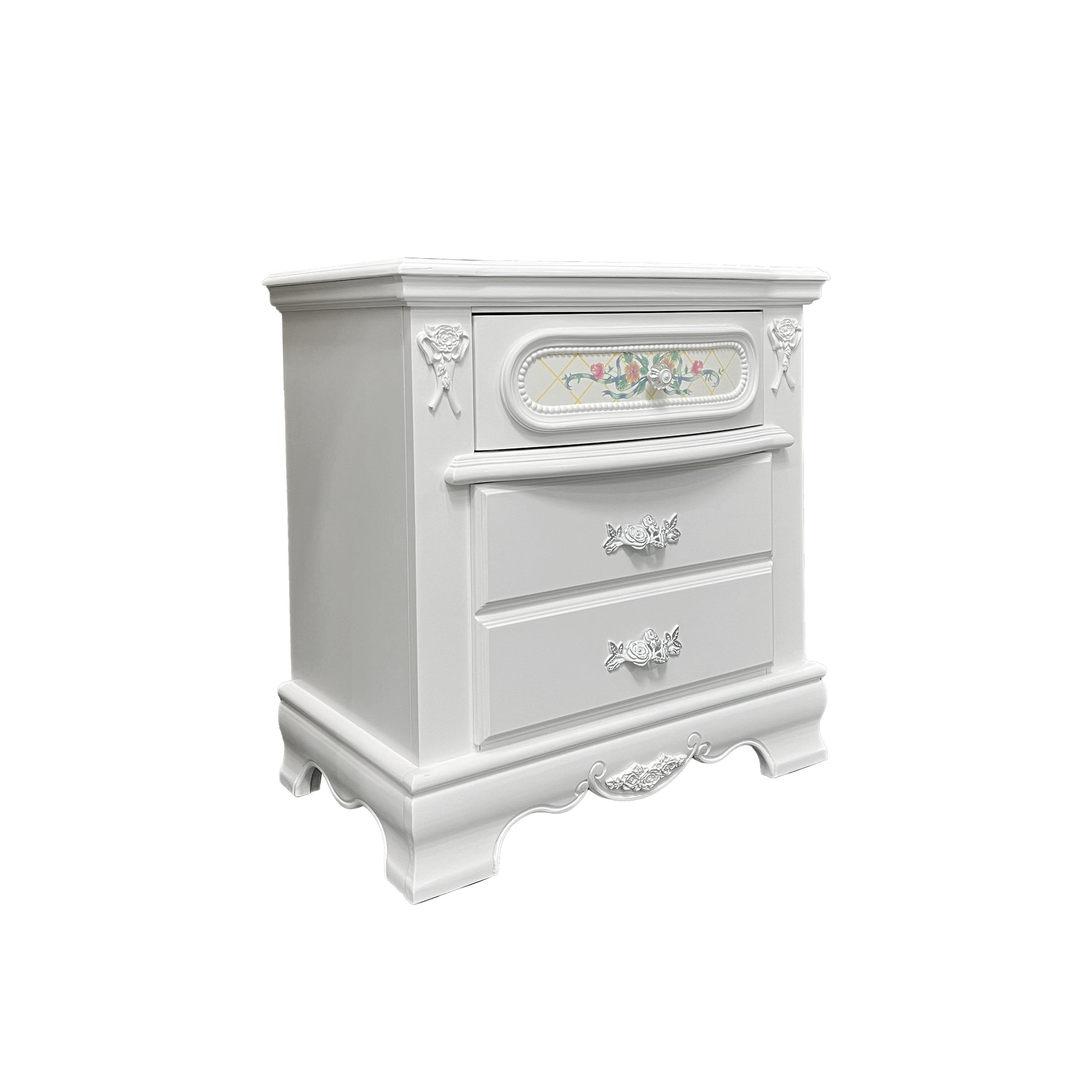 White 2-Drawer Nightstand - Storage & Style