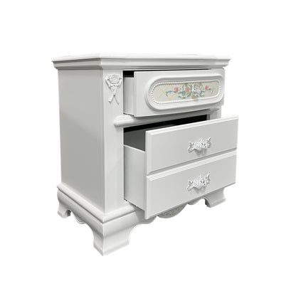 White 2-Drawer Nightstand - Storage & Style