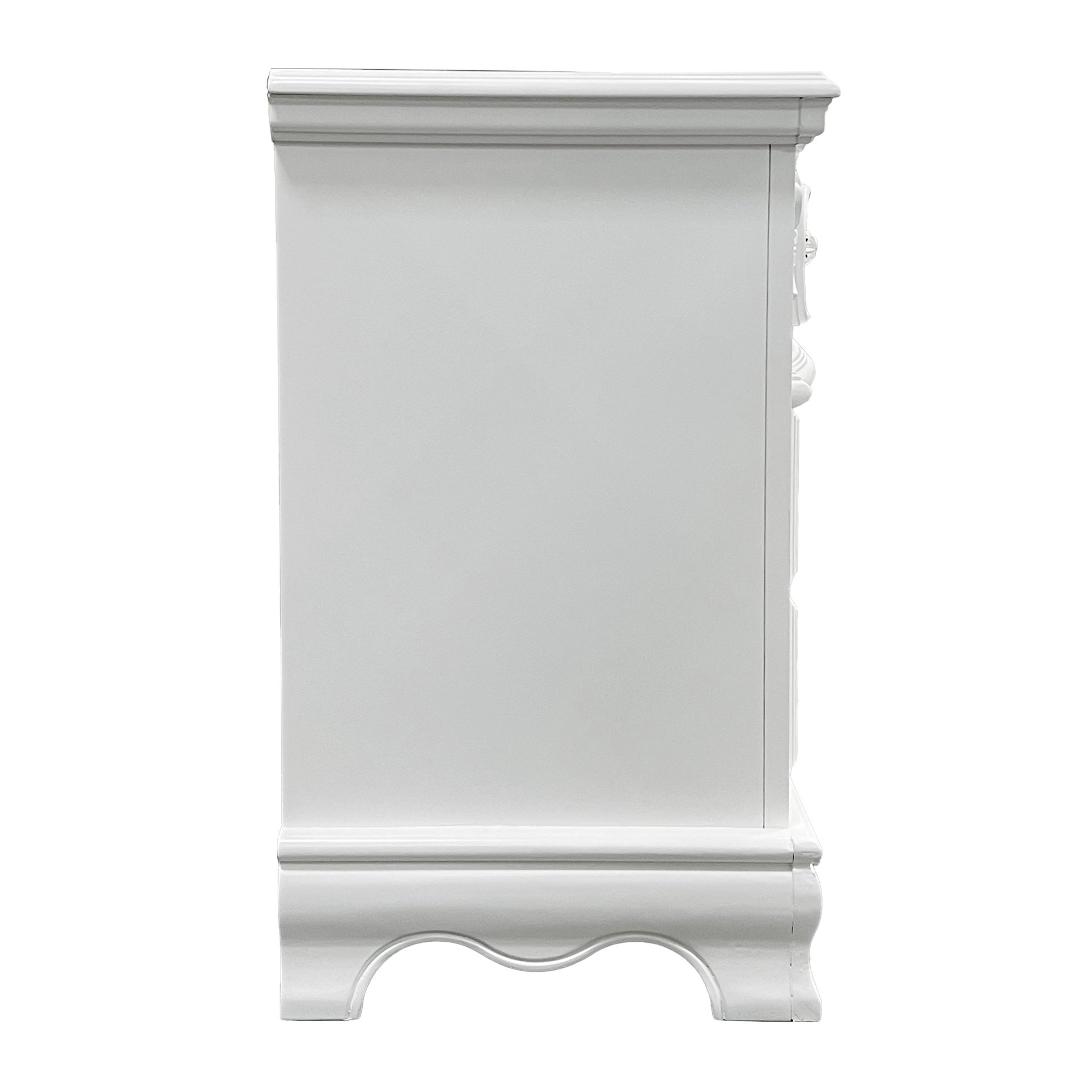White 2-Drawer Nightstand - Storage & Style