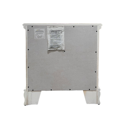White 2-Drawer Nightstand - Storage & Style