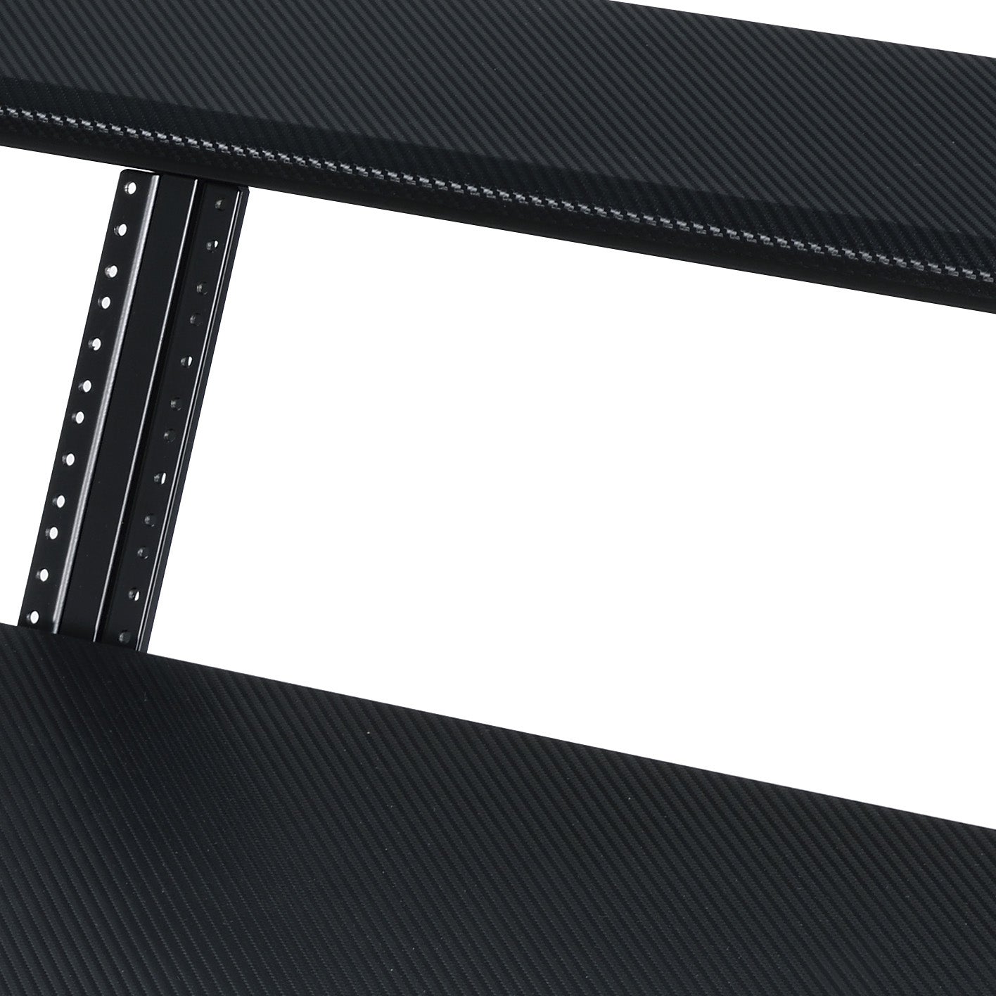 Black Music Recording Studio Desk with Keyboard Tray - Work From Home Office Desk