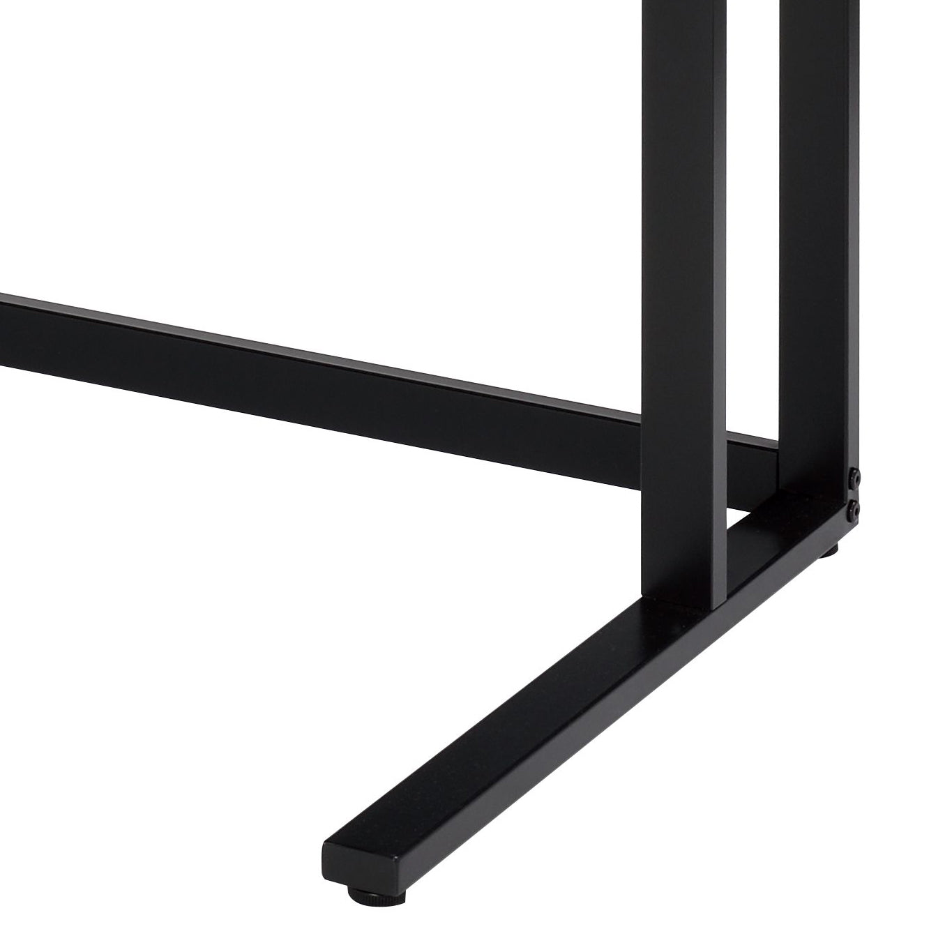 Walnut Black Computer Desk - Rectangular Office Desk