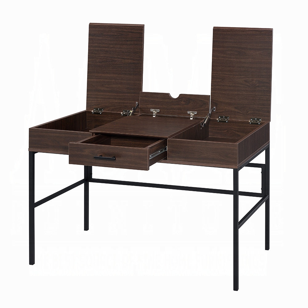 Oak Writing Desk with Storage Drawer - Office Desk