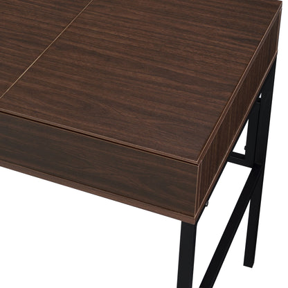 Oak Writing Desk with Storage Drawer - Office Desk