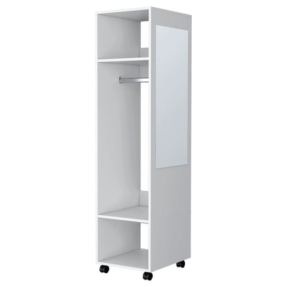 63" White Melamine Dresser - Bedroom Storage