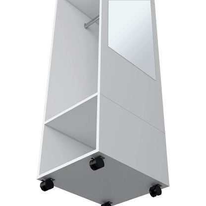 63" White Melamine Dresser - Bedroom Storage
