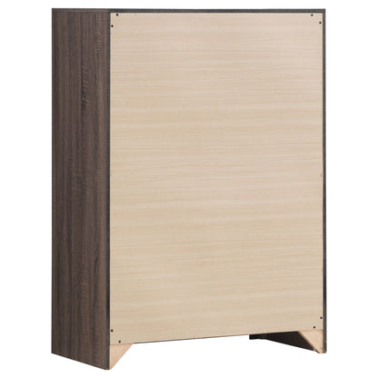 Oak 4-Drawer Dresser - Bedroom Storage