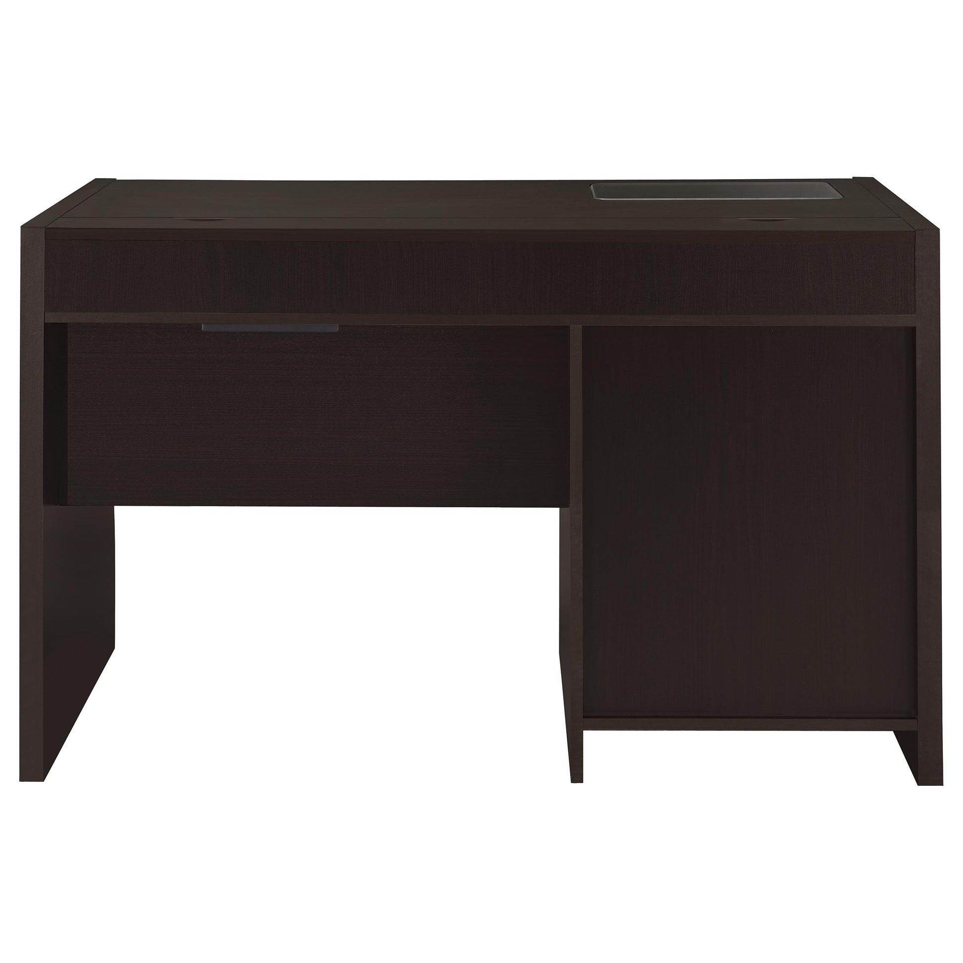 Cappuccino 2-Drawer Computer Desk - Office Desk