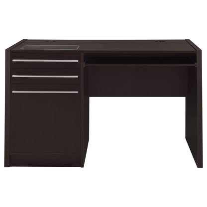 Cappuccino 2-Drawer Computer Desk - Office Desk