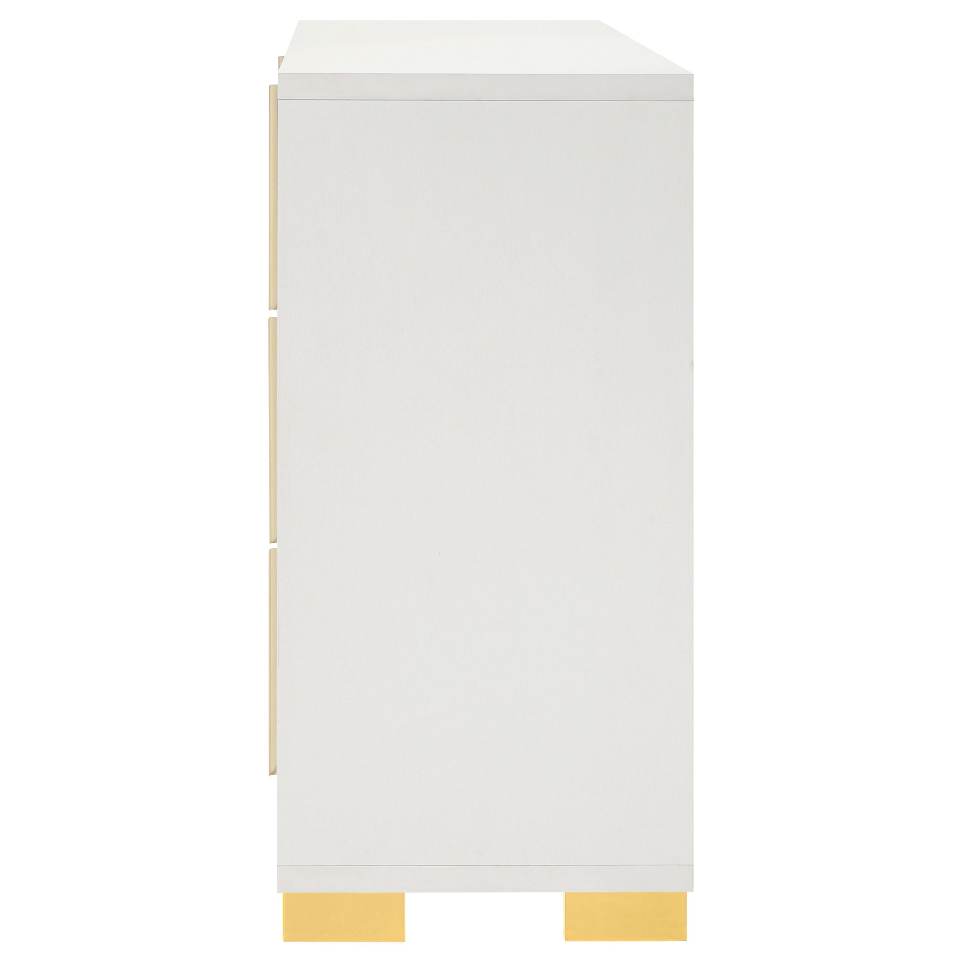 White 6-Drawer Dresser - Contemporary Bedroom Storage