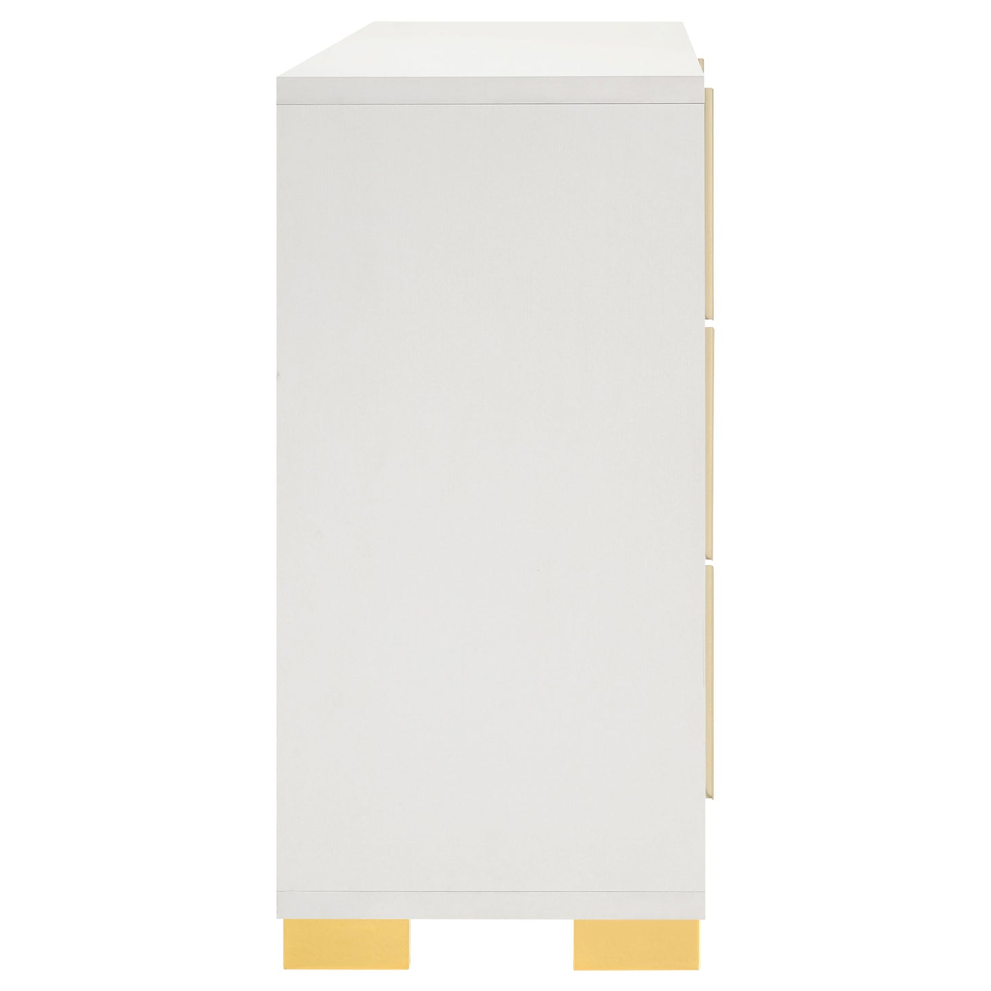 White 6-Drawer Dresser - Contemporary Bedroom Storage