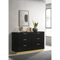 Sophia Black 6-drawer Dresser