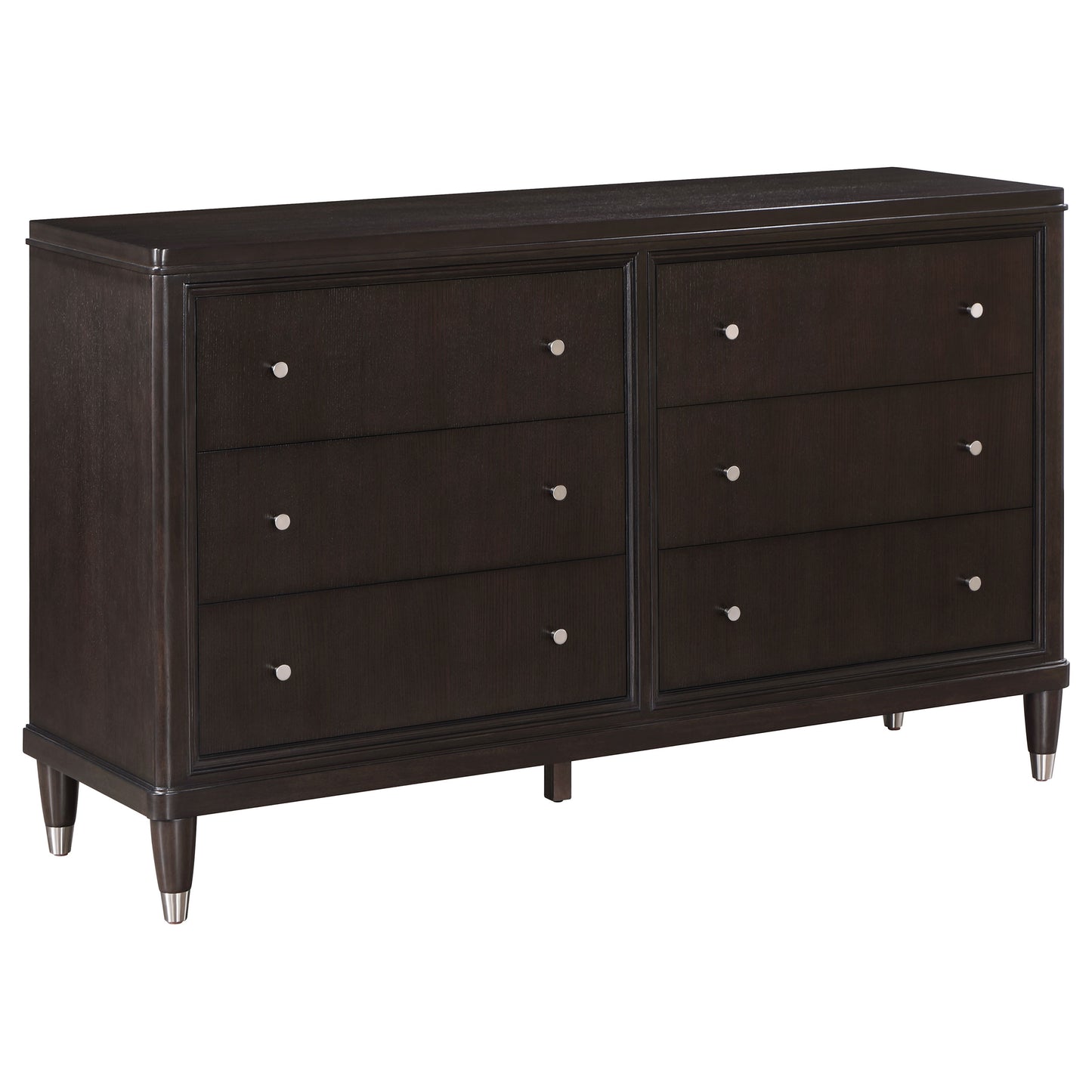 Niguel Brown 6-Drawer Dresser - Bedroom Storage