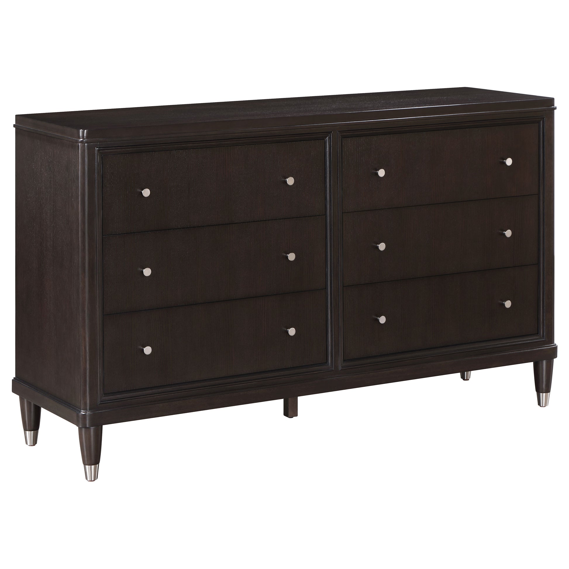 Niguel Brown 6-Drawer Dresser - Bedroom Storage