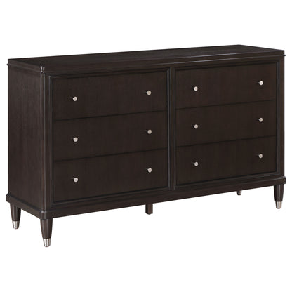Niguel Brown 6-Drawer Dresser - Bedroom Storage