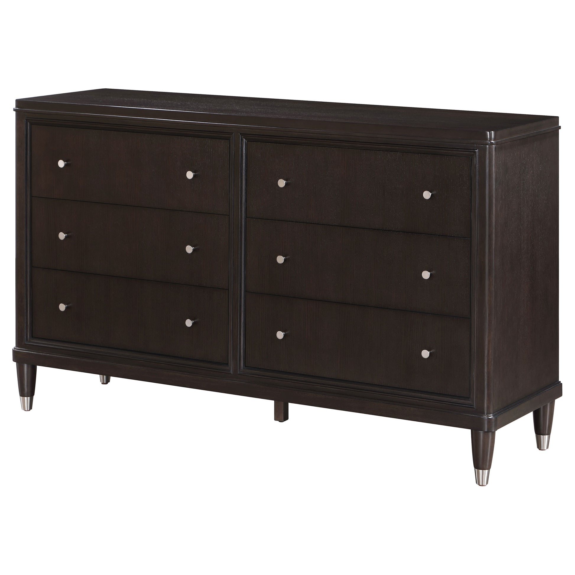 Niguel Brown 6-Drawer Dresser - Bedroom Storage