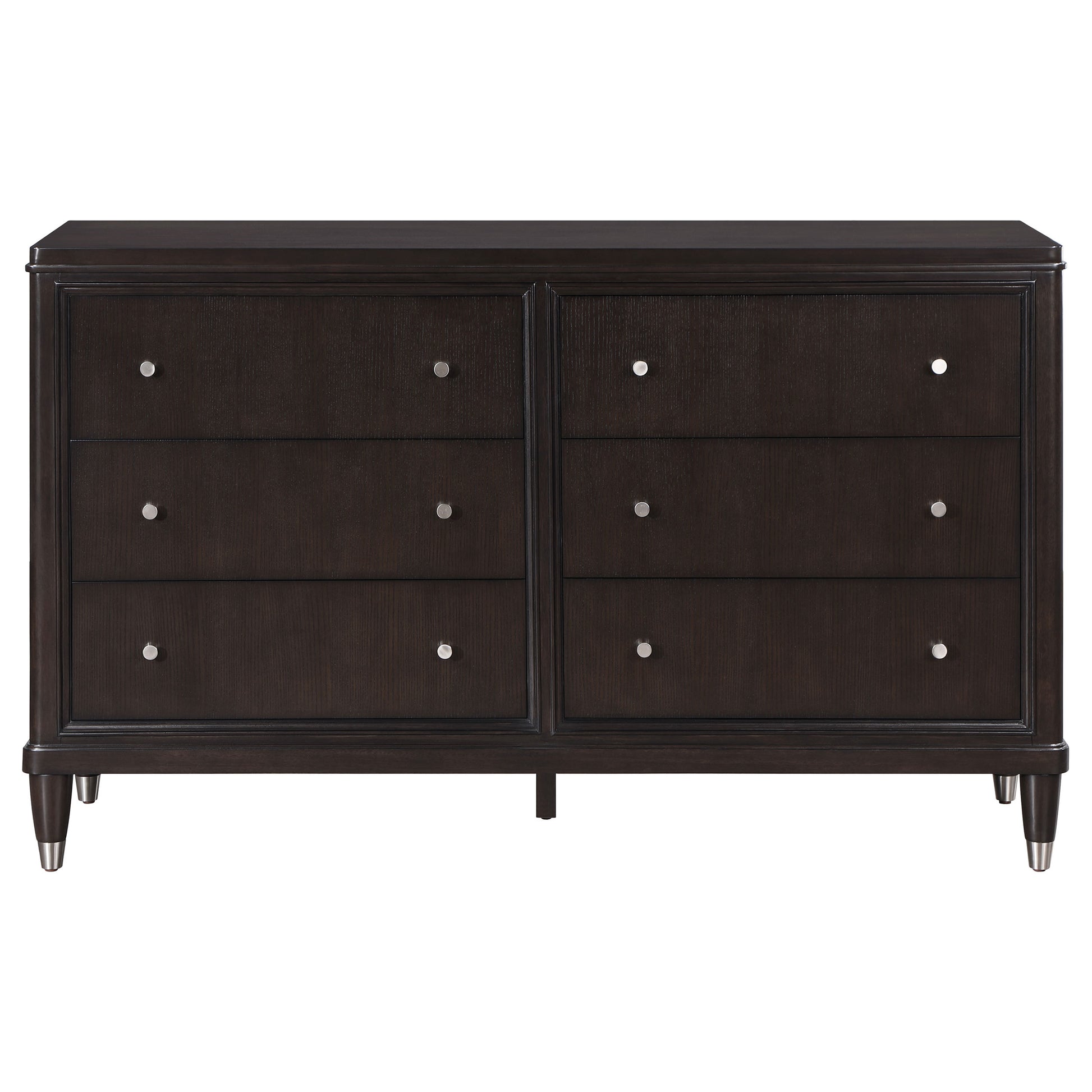 Niguel Brown 6-Drawer Dresser - Bedroom Storage