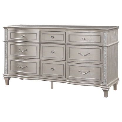 71" Oak Wood Dresser Bedroom Storage