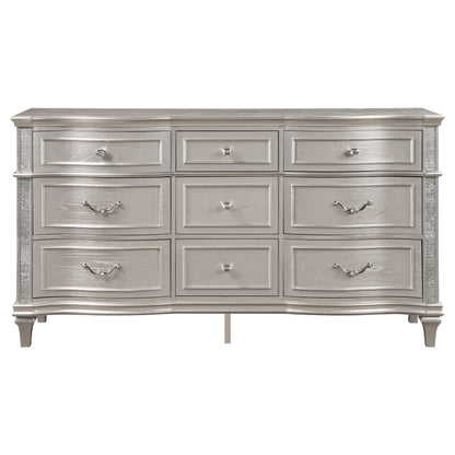 71" Oak Wood Dresser Bedroom Storage