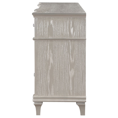71" Oak Wood Dresser Bedroom Storage