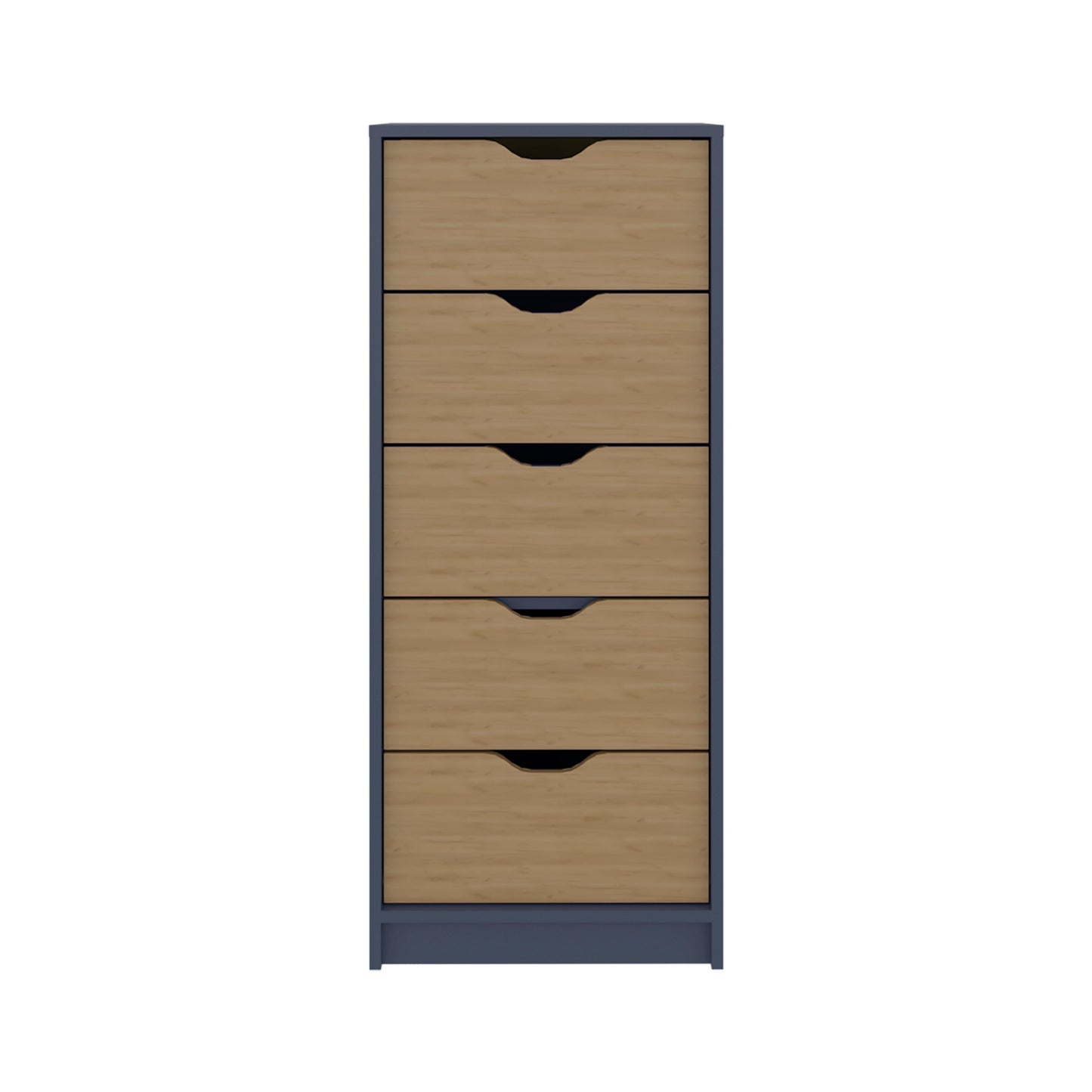 5-Drawer Oak Dresser - Modern Bedroom Storage