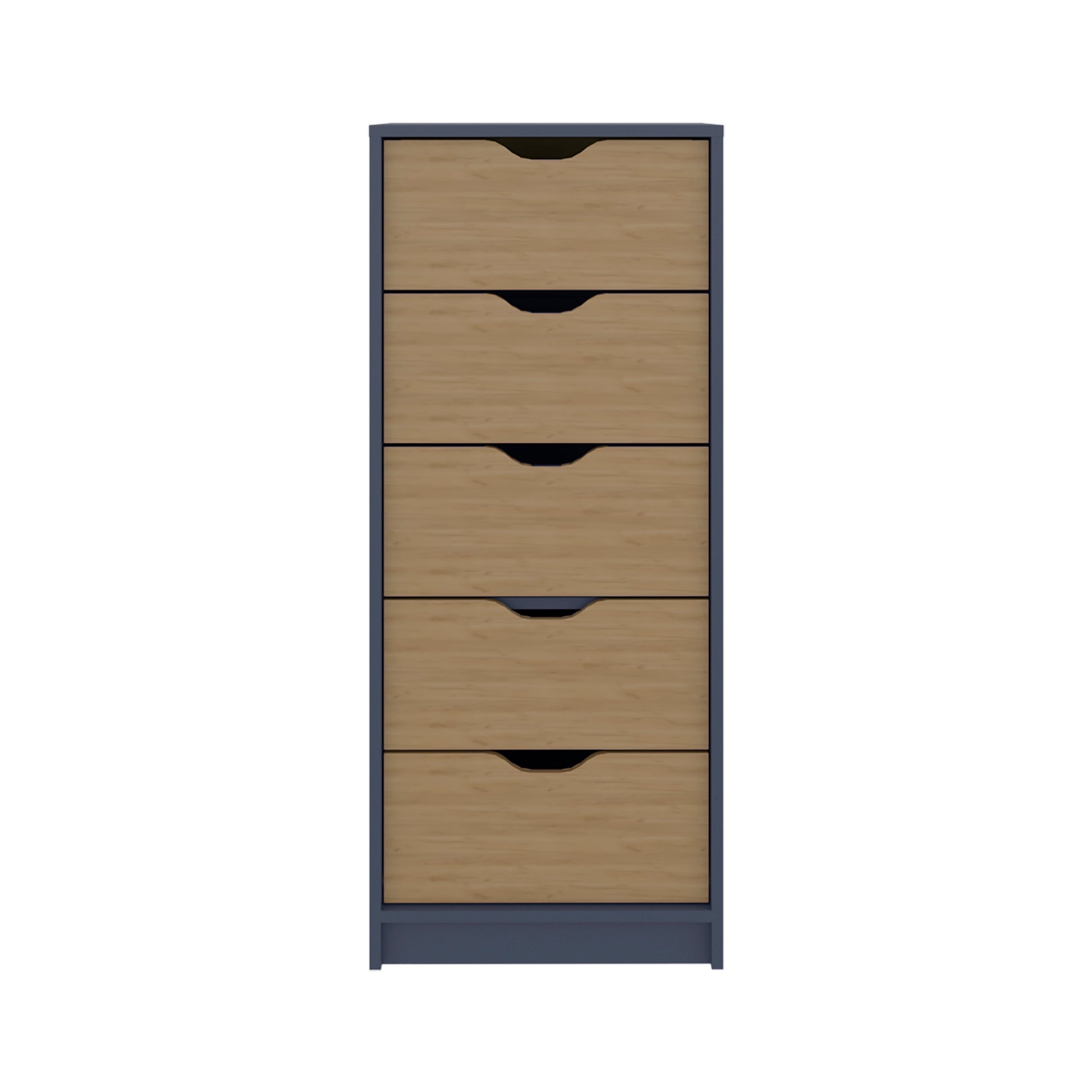 5-Drawer Oak Dresser - Modern Bedroom Storage