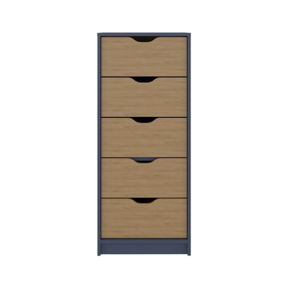 5-Drawer Oak Dresser - Modern Bedroom Storage