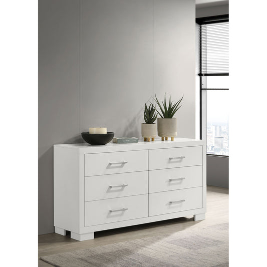 Polk Snow White 6-drawer Dresser