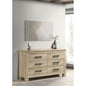 Sansome Weathered Oak 6-drawer Bedroom Dresser