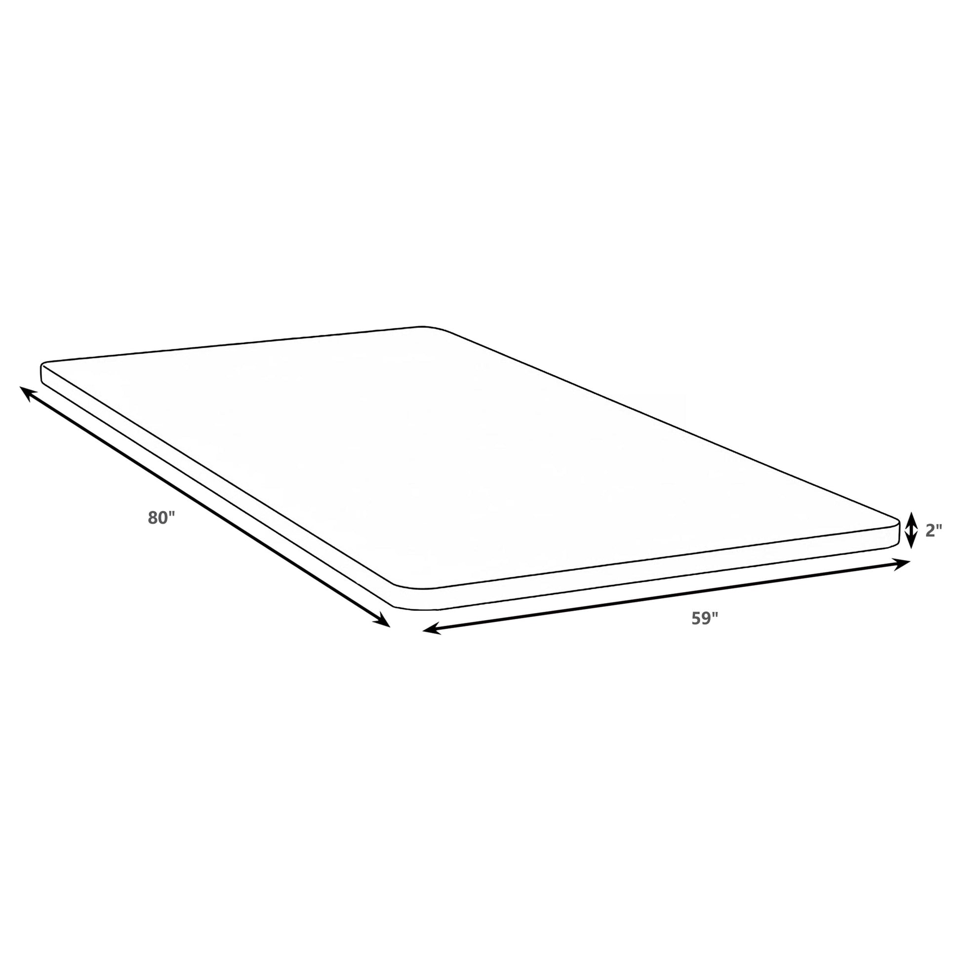 Upholstered Queen Bunkie Board Mattress Foundation for Bedroom