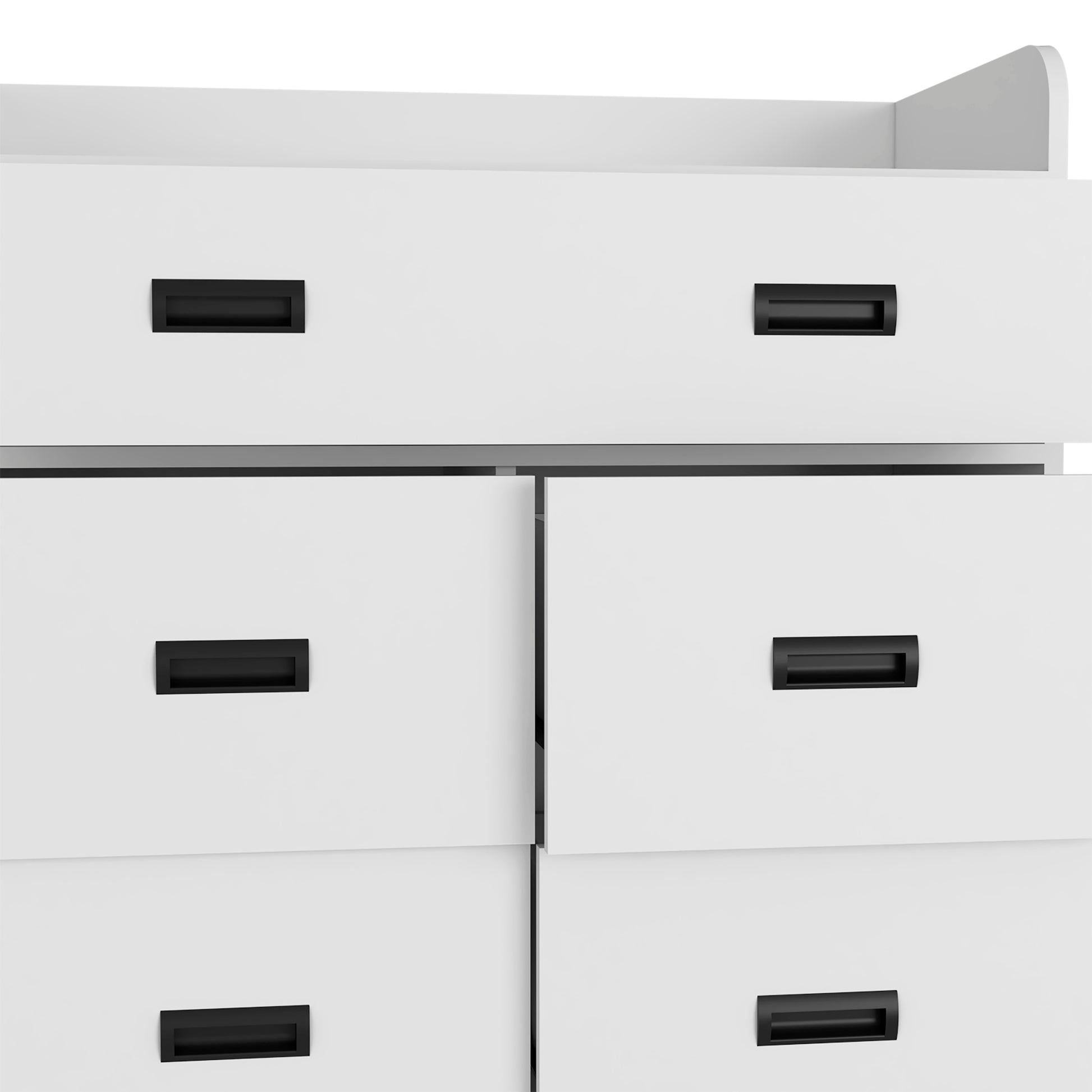White 5-Drawer Dresser - Bedroom Storage