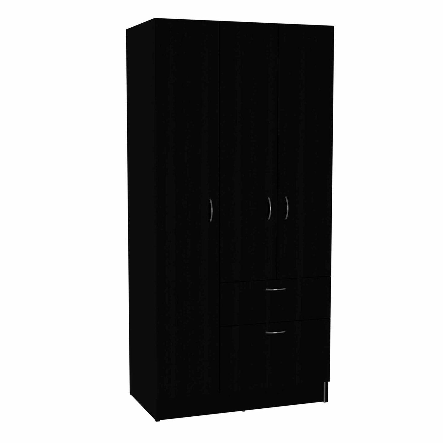 Meredith 1-Drawer Armoire - Wenge & White Dressers, Chests & Wardrobes