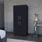 Wenge 4-Door Armoire