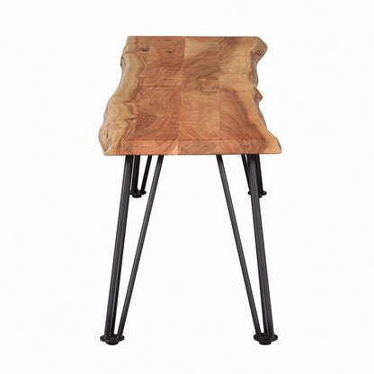 Natural Acacia Wood Dining Bench - 60" x 15"