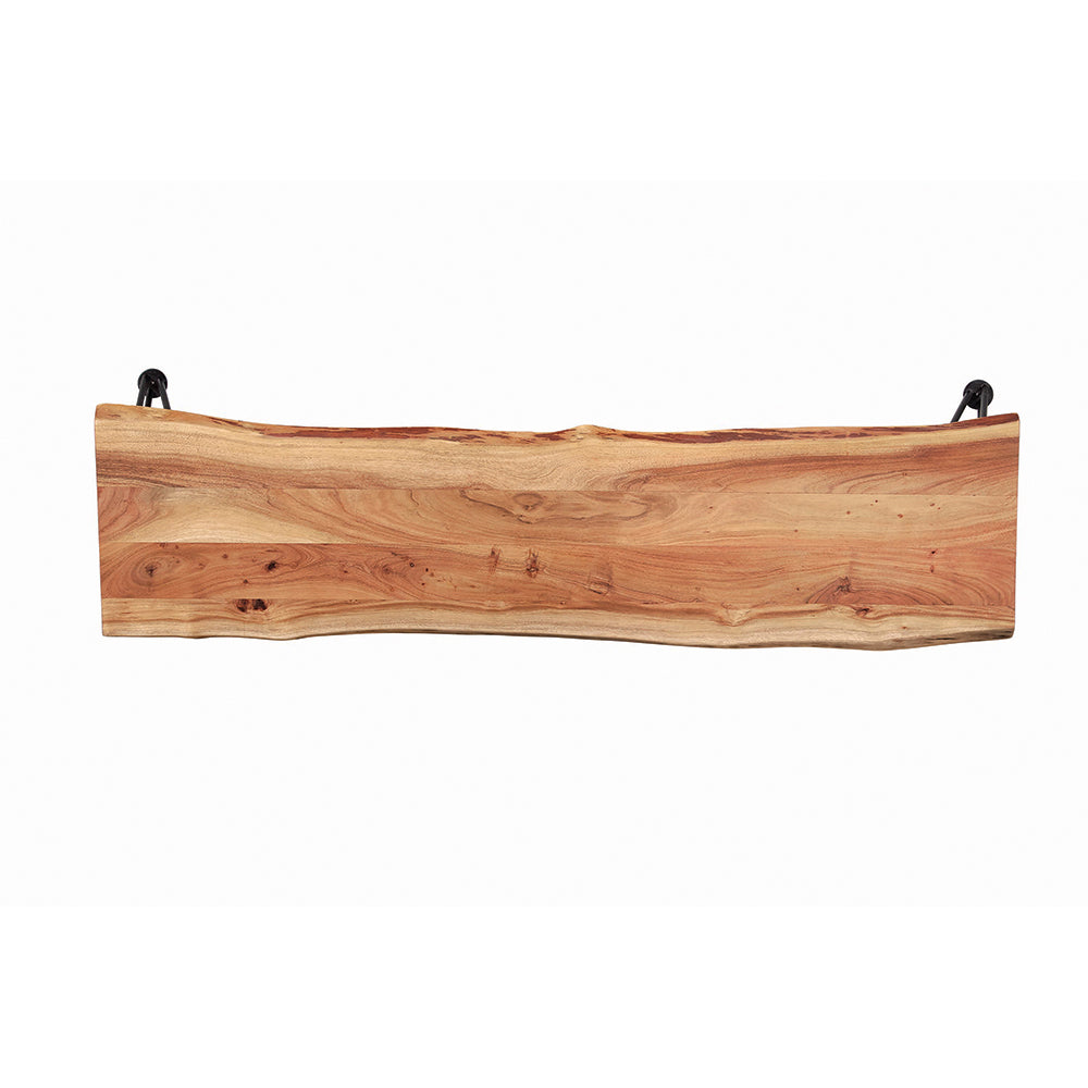 Natural Acacia Wood Dining Bench - 60" x 15"