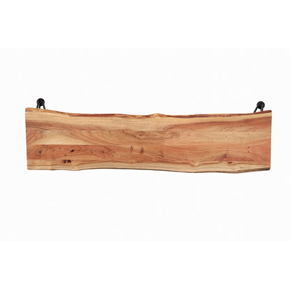 Natural Acacia Wood Dining Bench - 60" x 15"