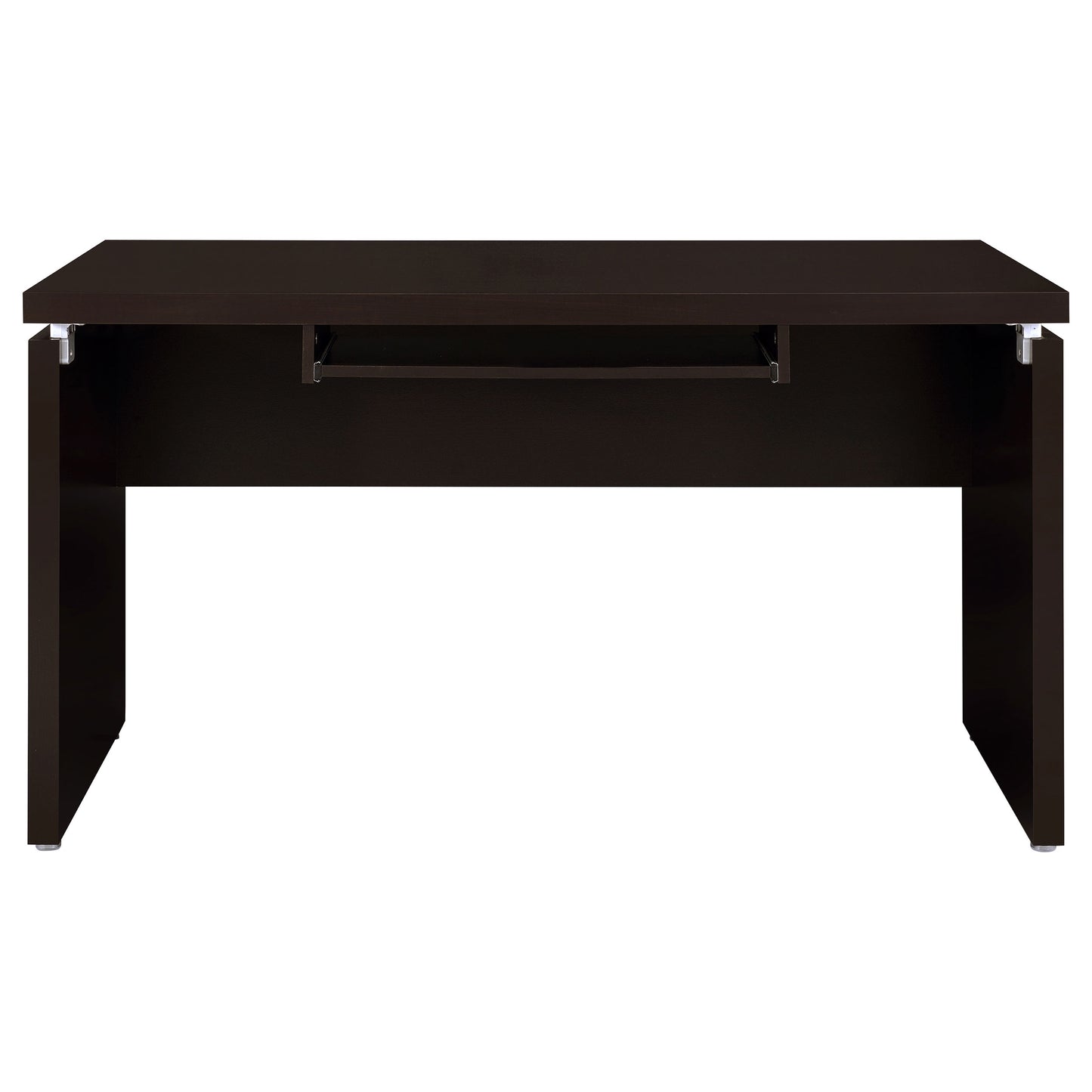 L-Shaped Cappuccino Engineered Wood Computer Desk for Office