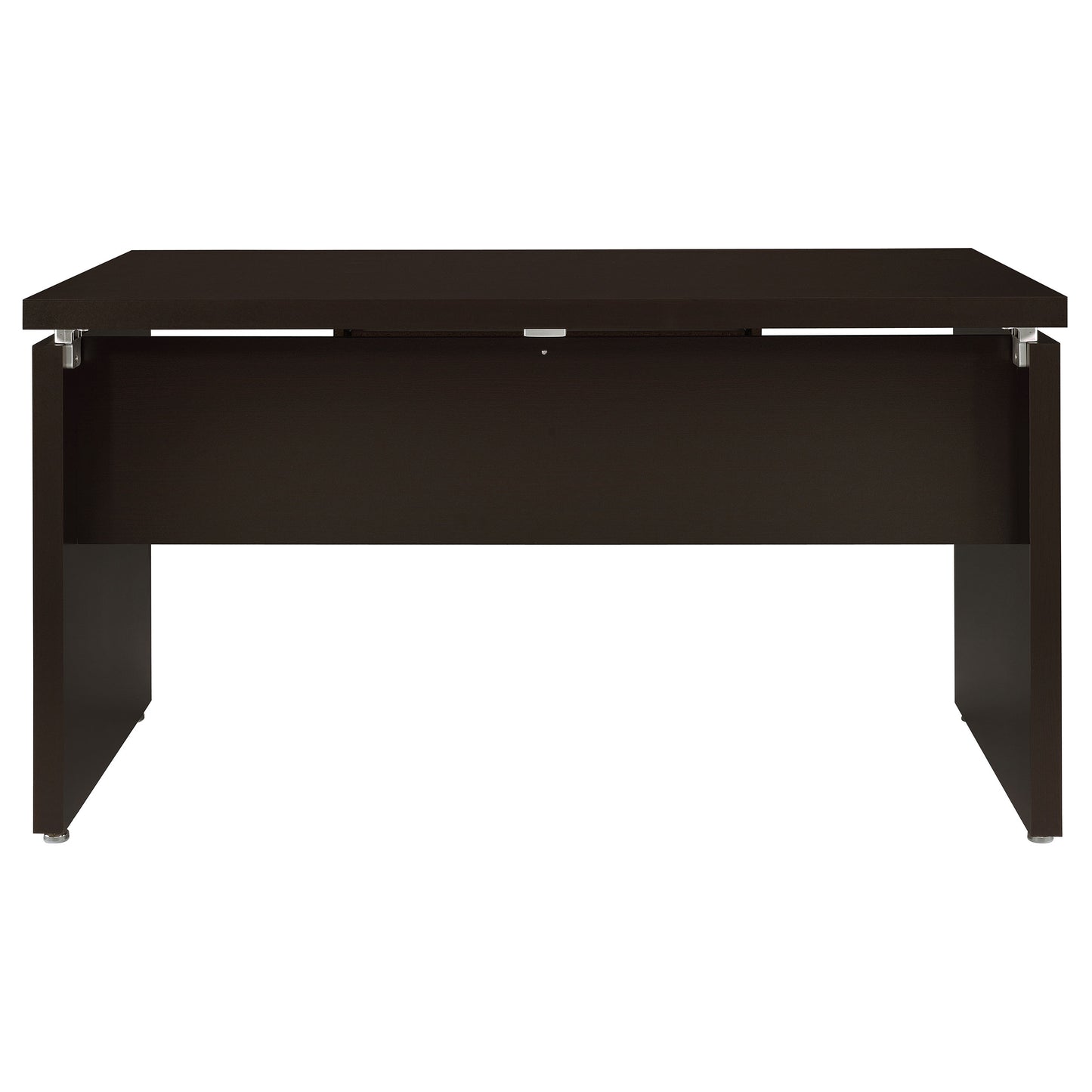 L-Shaped Cappuccino Engineered Wood Computer Desk for Office