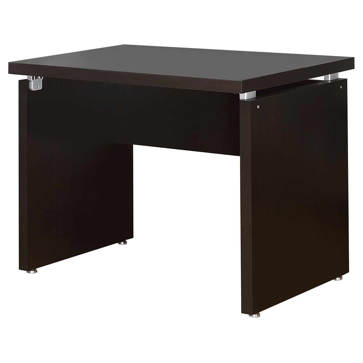 L-Shaped Cappuccino Engineered Wood Computer Desk for Office