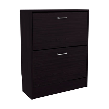 Black Shoe Storage Cabinet - 9.4' x 24.8' x 31.5' for Bedroom
