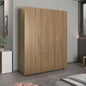 Bariloche 70" High Four-Door, One Drawer Armoire with Three Hanging Rods and Seven Storage Shelves, Bedroom Wardrove