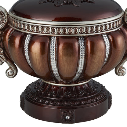 Delicata Jewelry Box - Bronze & Reddish Accent Storage