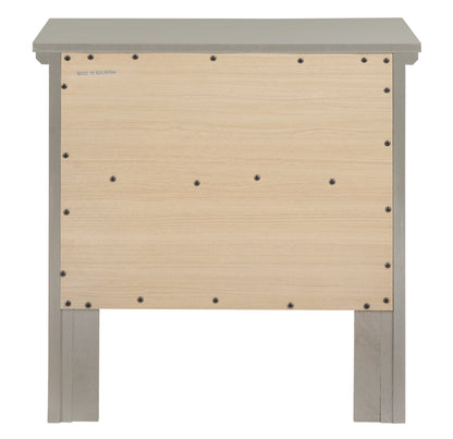 Champagne Finish Nightstand - 24" W x 16" D