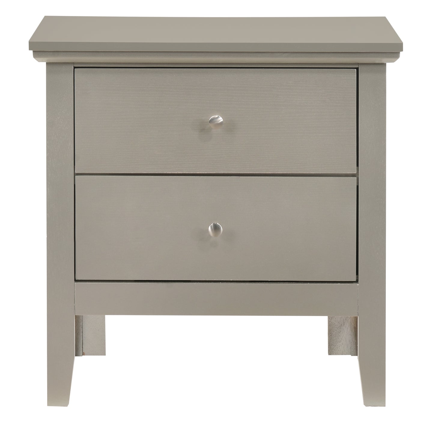Champagne Finish Nightstand - 24" W x 16" D