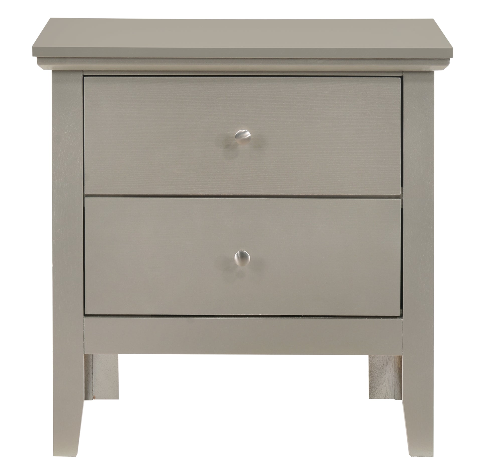 Champagne Finish Nightstand - 24" W x 16" D