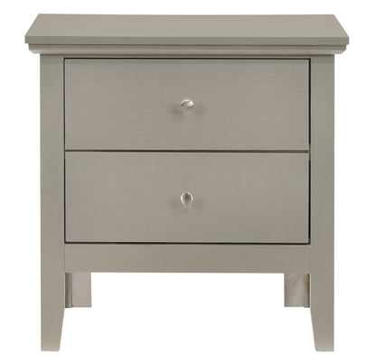 Champagne Finish Nightstand - 24" W x 16" D