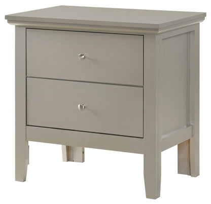 Champagne Finish Nightstand - 24" W x 16" D