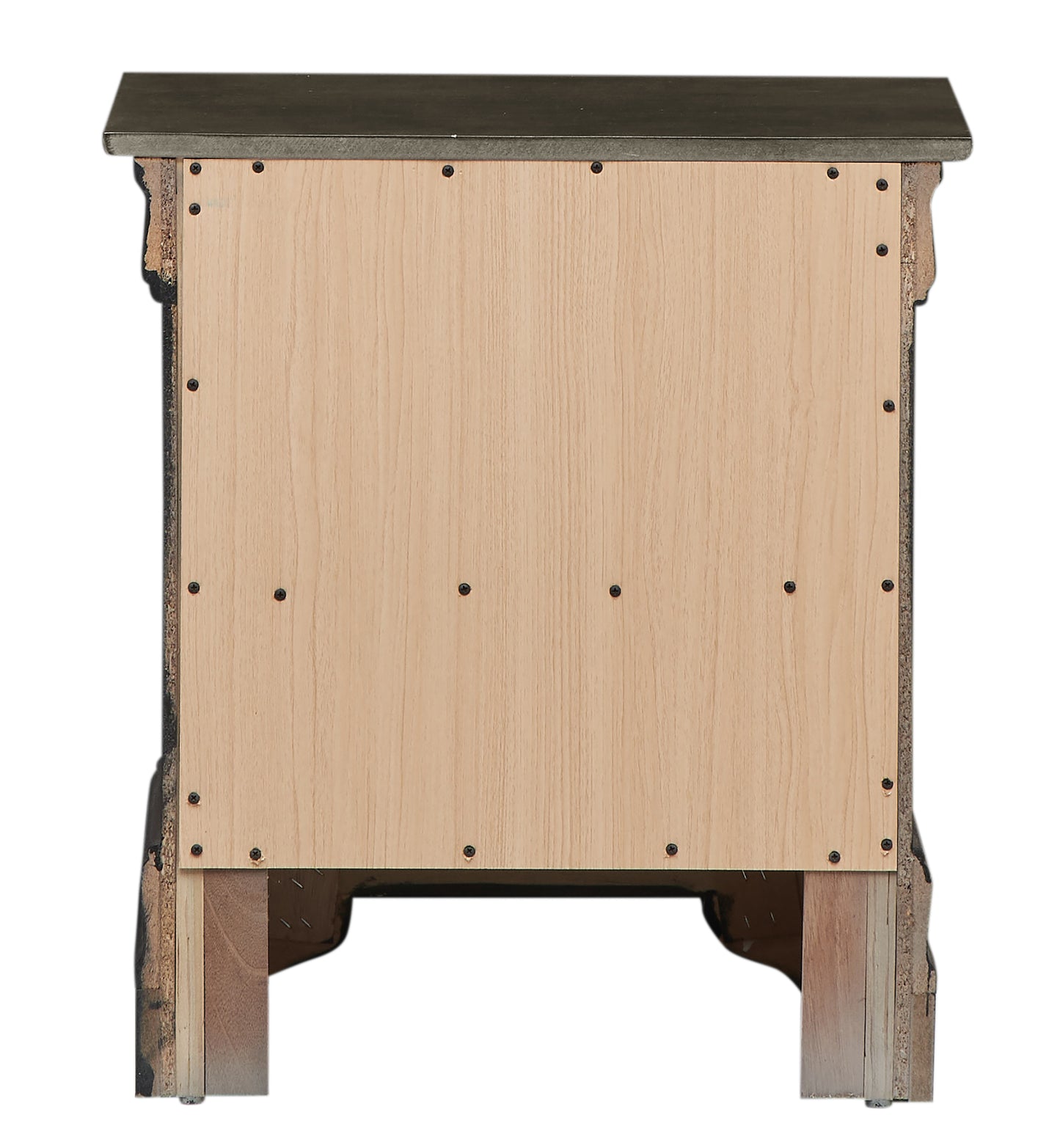 Gray Nightstand with Storage - 24" Height for Bedroom